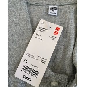 UNIQLO Men’s Cotton Pique Oversized Polo Shirt